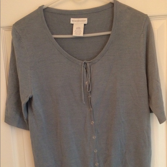 Worthington Sweaters - Worthington grey blue sweater